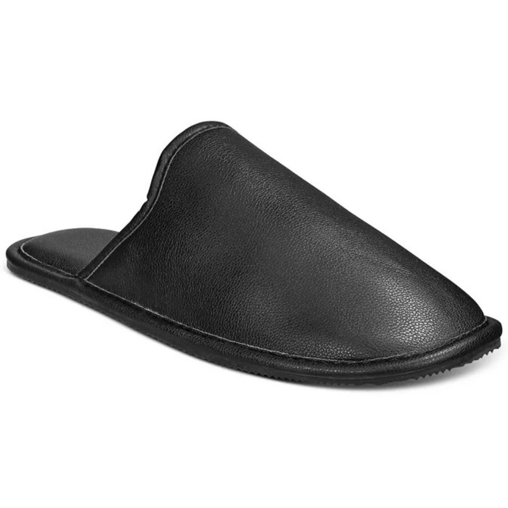 INC International Concepts Men's Black Slippers - Size:XL(12-13) - New in Box